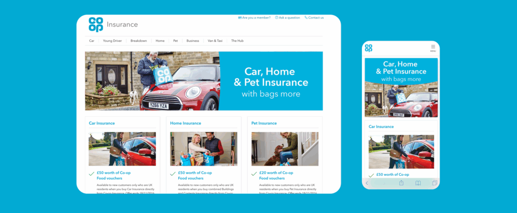 Coop website