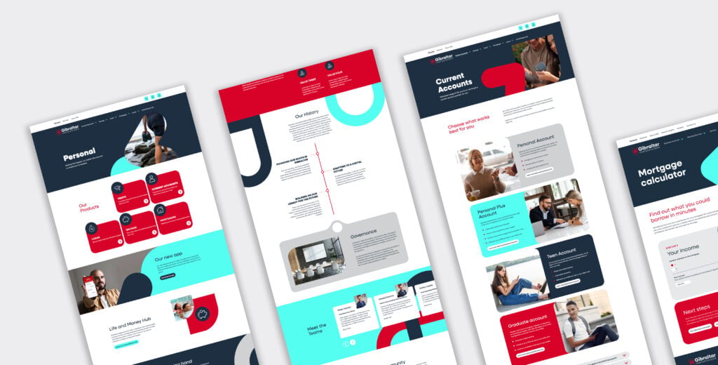 GIB website mockup